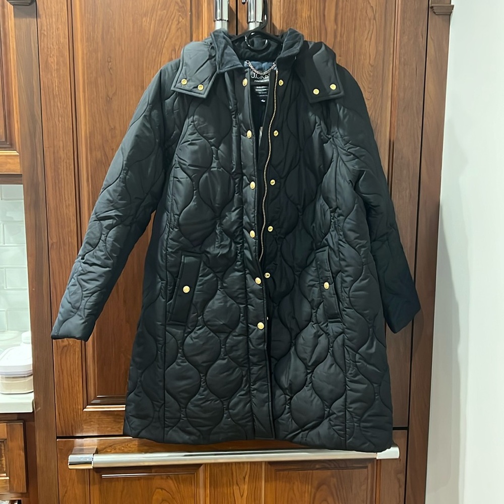 J Crew Stowe Puffer jacket with PrimaLoft.  Black